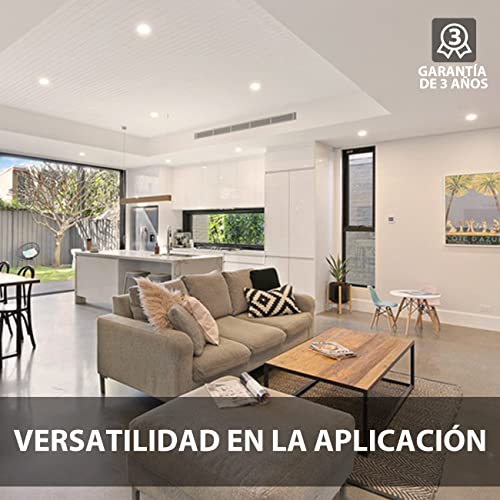 Detalle de LVWIT Downlight LED Techo Superficie 18W Pack de 2 – 1600 lm, 4000K neutro