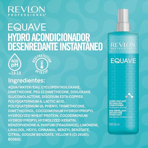 Detalle 2 de REVLON PROFESSIONAL Equave Acondicionador sin aclarado 500 ml: desenreda, reduce encrespamiento y aumenta la flexibilidad