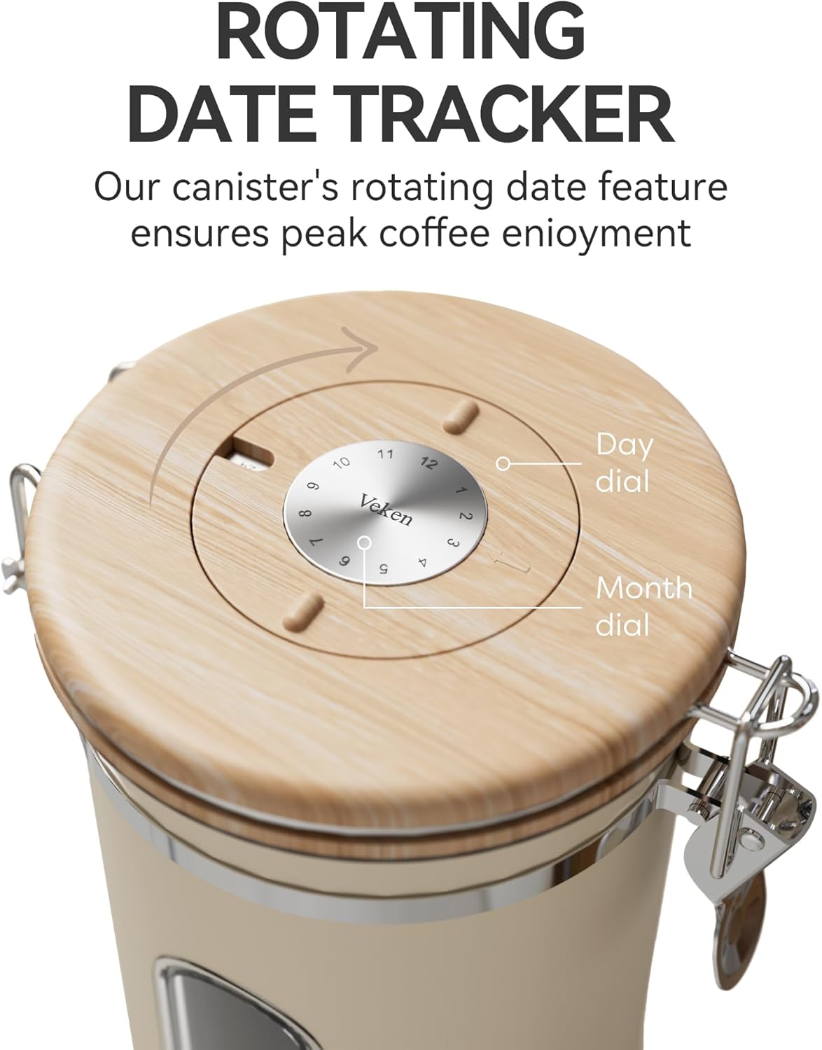 Detalle 2 de Veken Coffee Canister 22oz