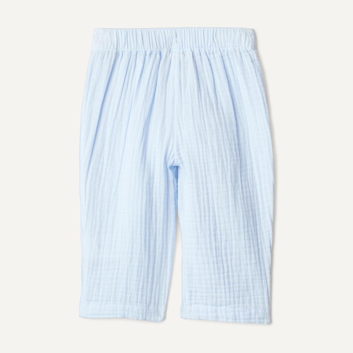 Detalle de Amazon Essentials x Sofia Grainge Unisex Toddlers and Babies' Cotton Gauze Adjustable Trousers