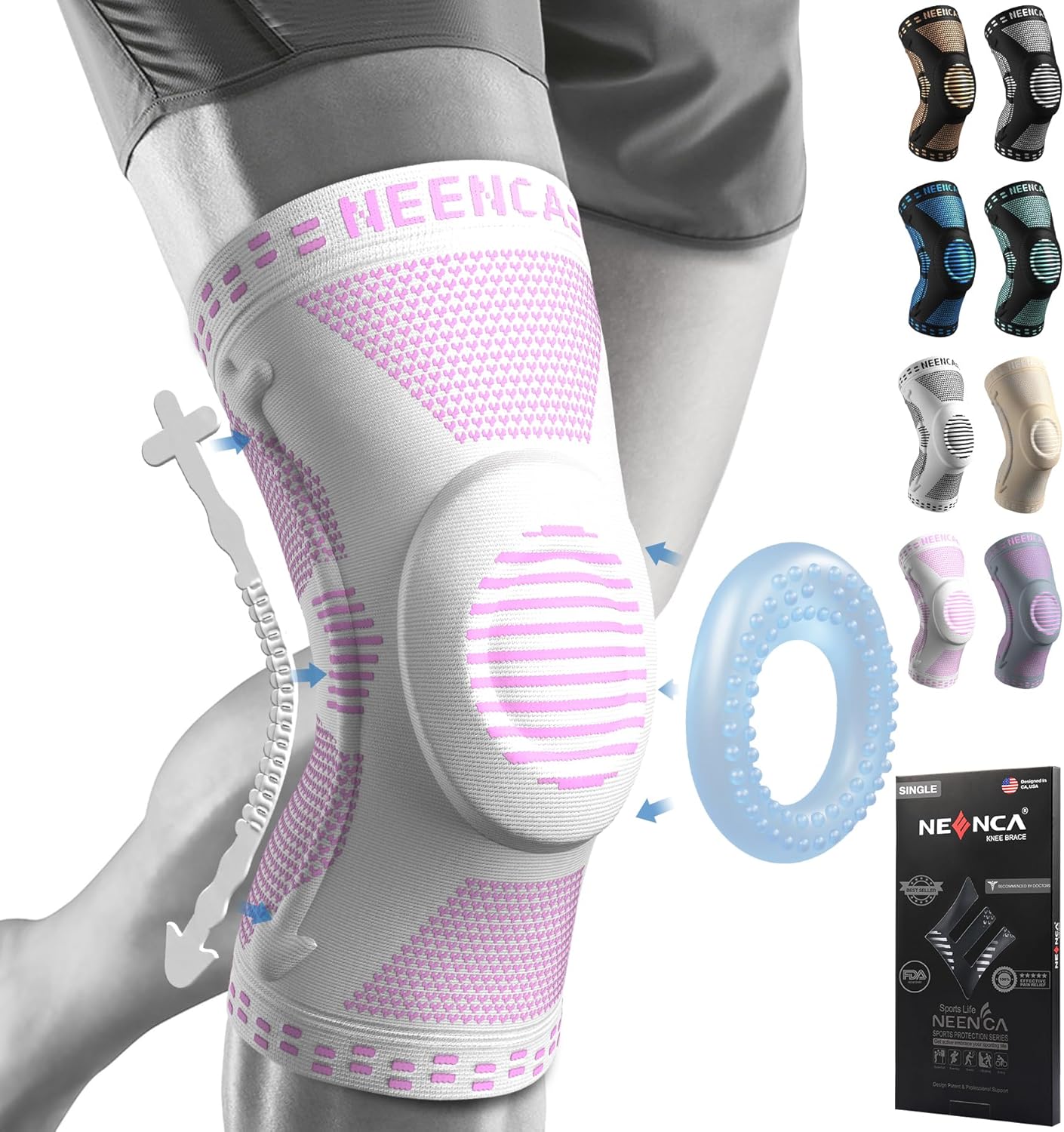 Detalle de NEENCA Elite Knee Brace