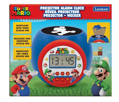 Thumbnail 6 de Lexibook Mario Réveil Projecteur RL977NI : veilleuse projection Mario en trois couleurs