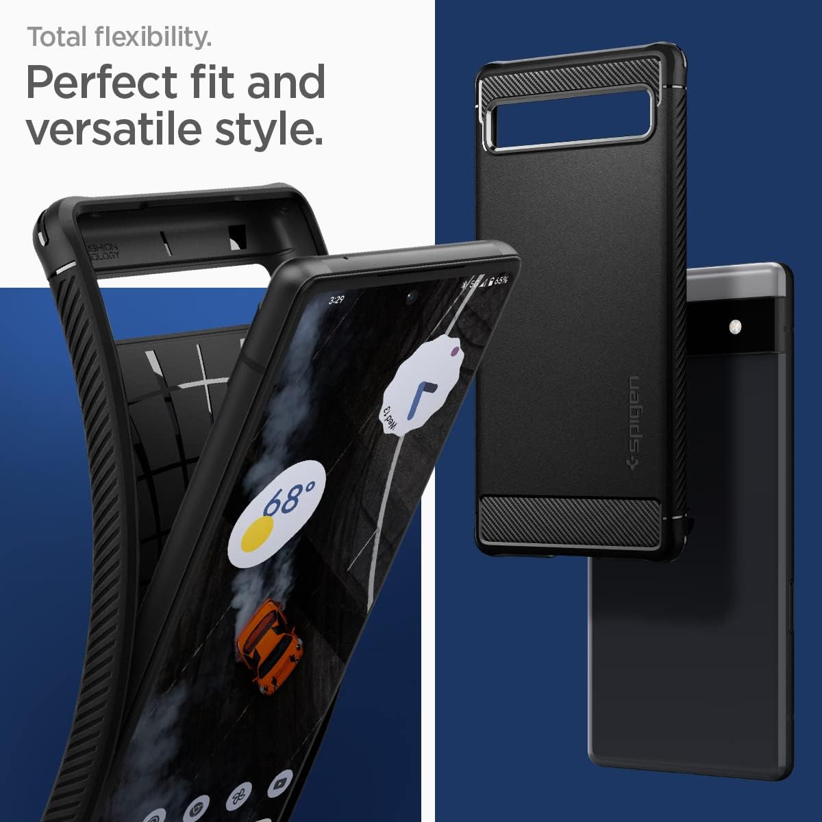 Thumbnail 4 de Spigen Rugged Armor pour Pixel 6a — coque noire