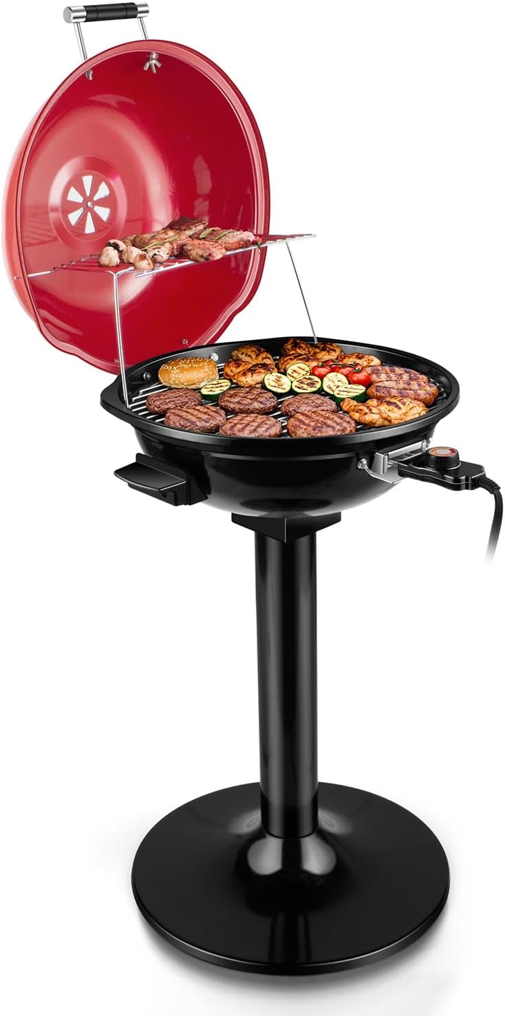 Thumbnail 6 de Techwood Indoor/Outdoor Electric BBQ Grill (1600W) with Adjustable Heat & Removable Stand