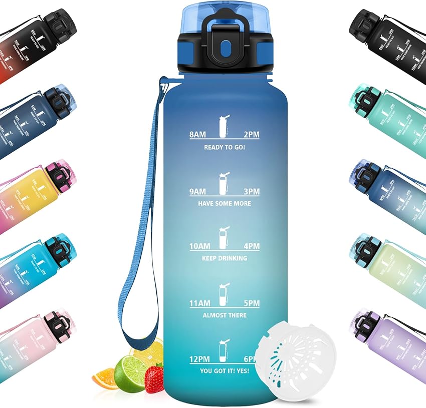 Detalle de HoneyHolly Botella agua 1,5 L motivacional 🚰