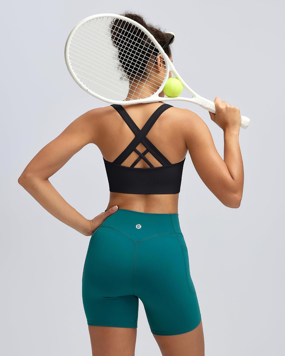 Detalle 2 de Running Girl sports bra with high support
