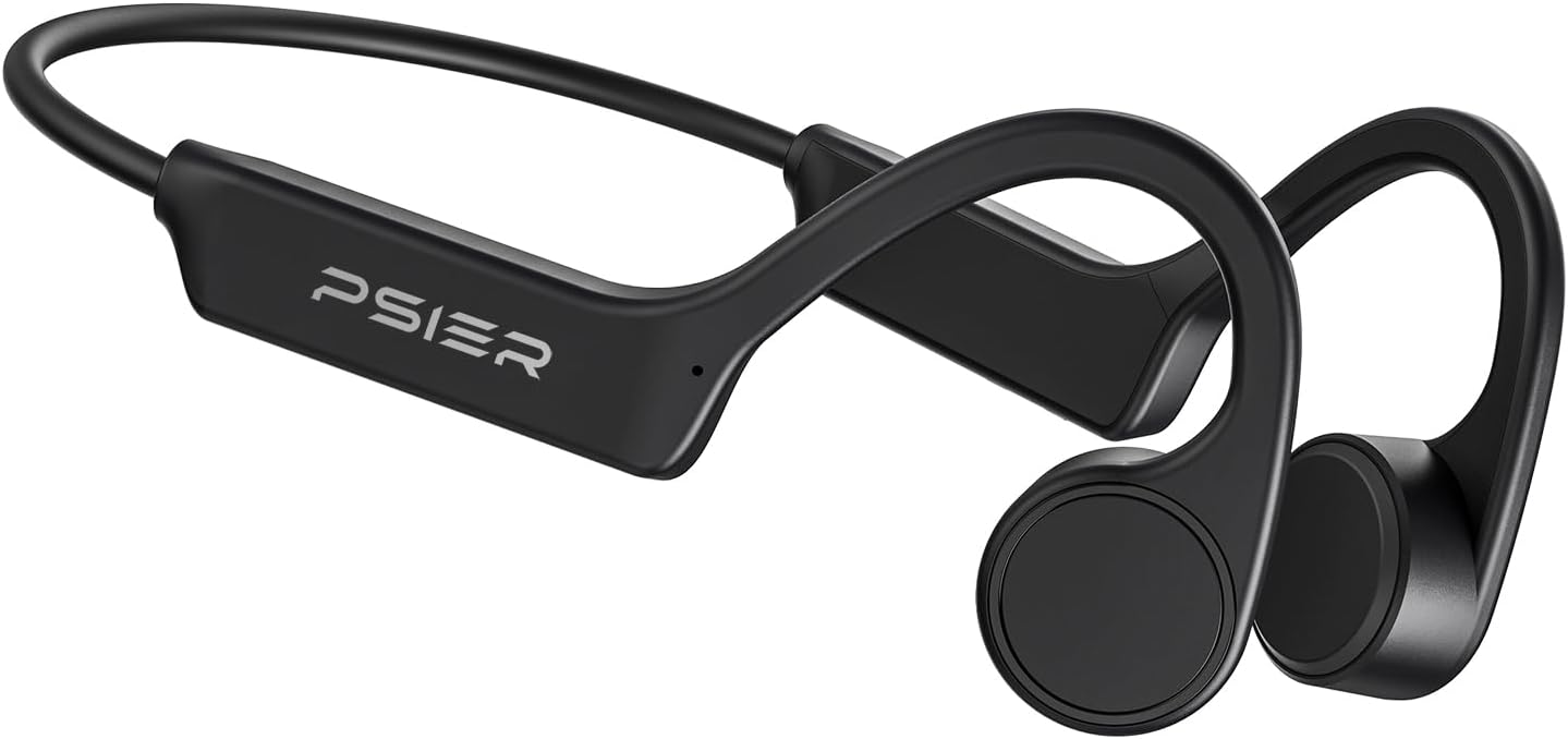 Detalle de PSIER Bone Conduction Headphones 10H Bluetooth 5.4
