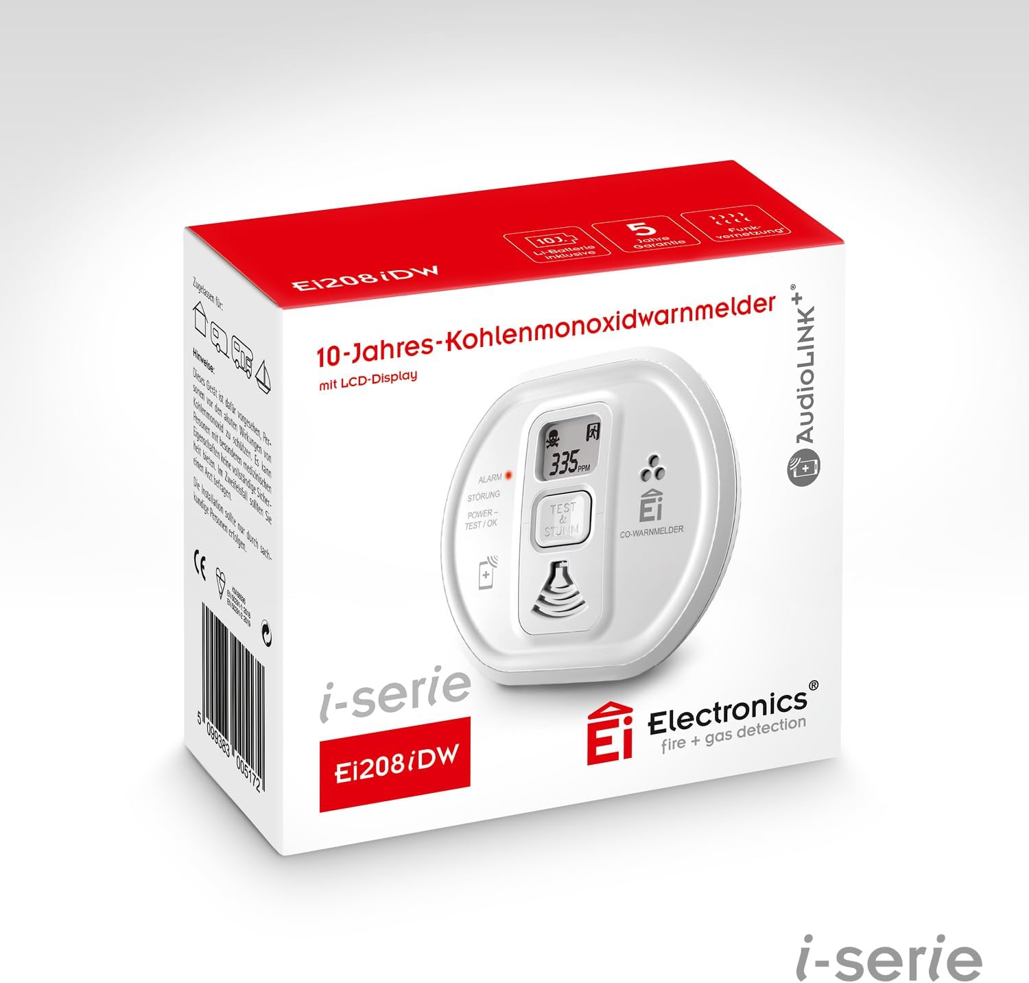 Thumbnail 5 de EI Electronics Ei208IDW i-Serie : détecteur de monoxyde de carbone