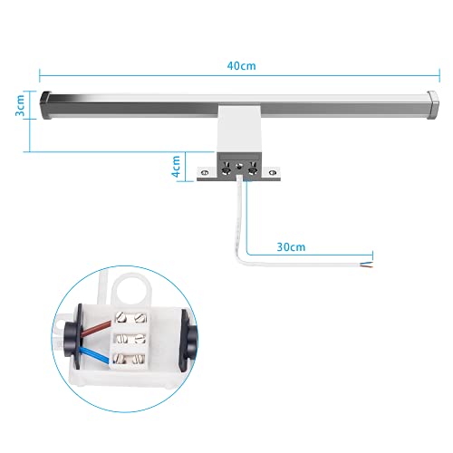 Detalle de Aourow lámpara de espejo LED 40 cm