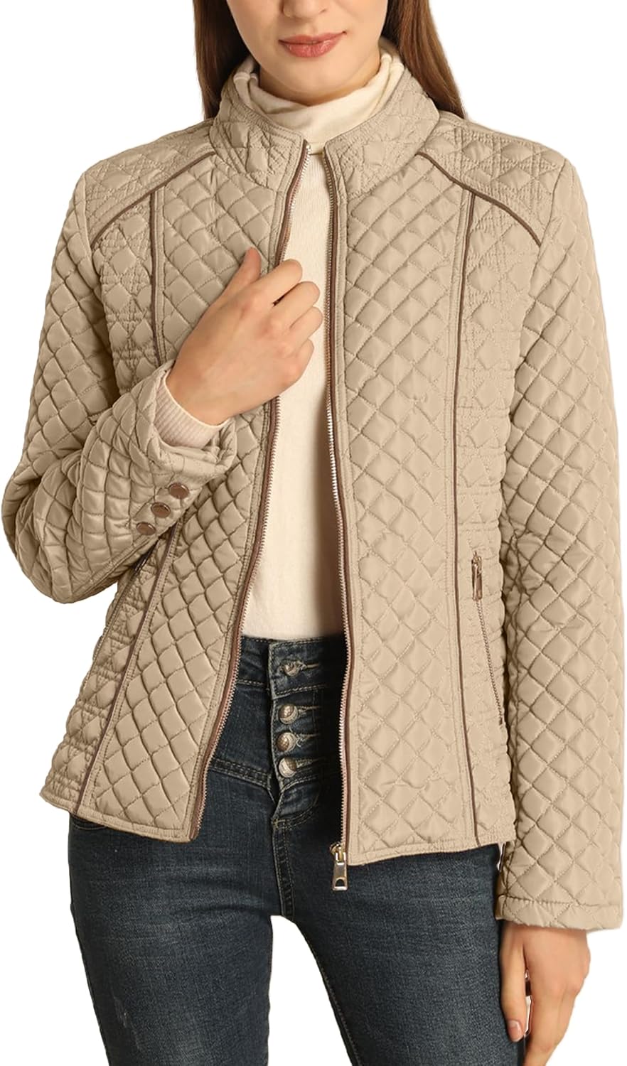 Thumbnail 6 de Bellivera Women's Quilted Puffer Jacket đŹ