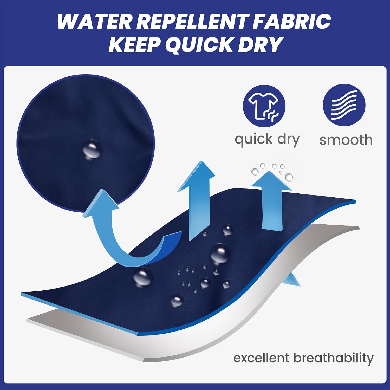 Detalle 1 de MaaMgic Badehose Herren 18 cm Innenlänge