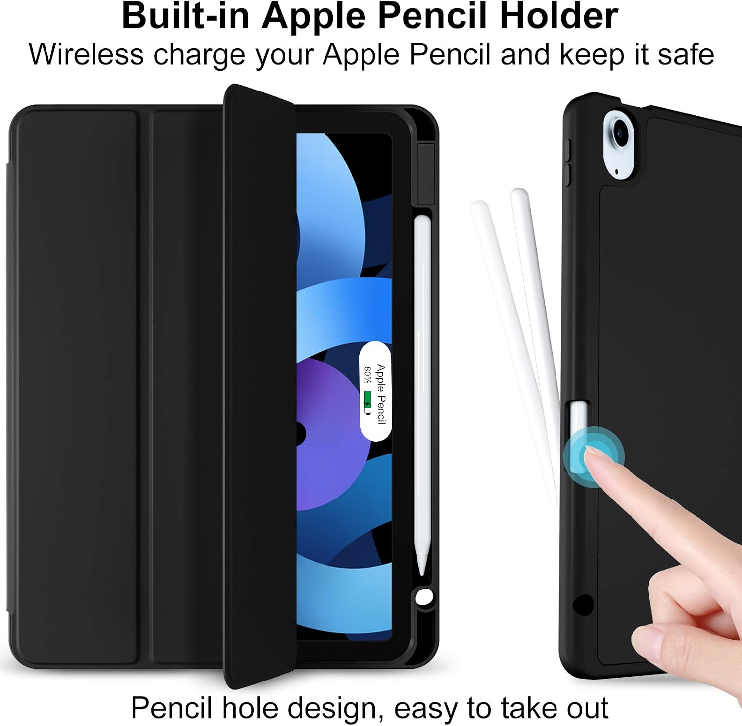 Detalle 2 de Vobafe iPad Air 11-inch case 2024 with pencil holder