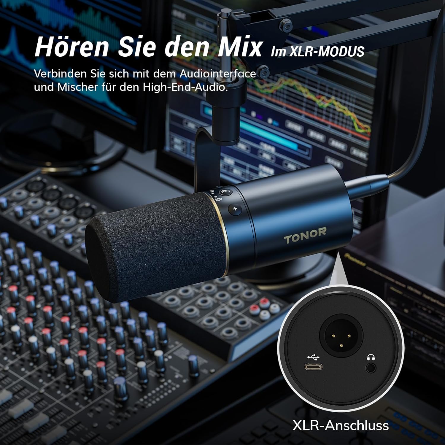 Thumbnail 3 de TONOR TD510+ dynamisches Mikrofon mit XLR/USB