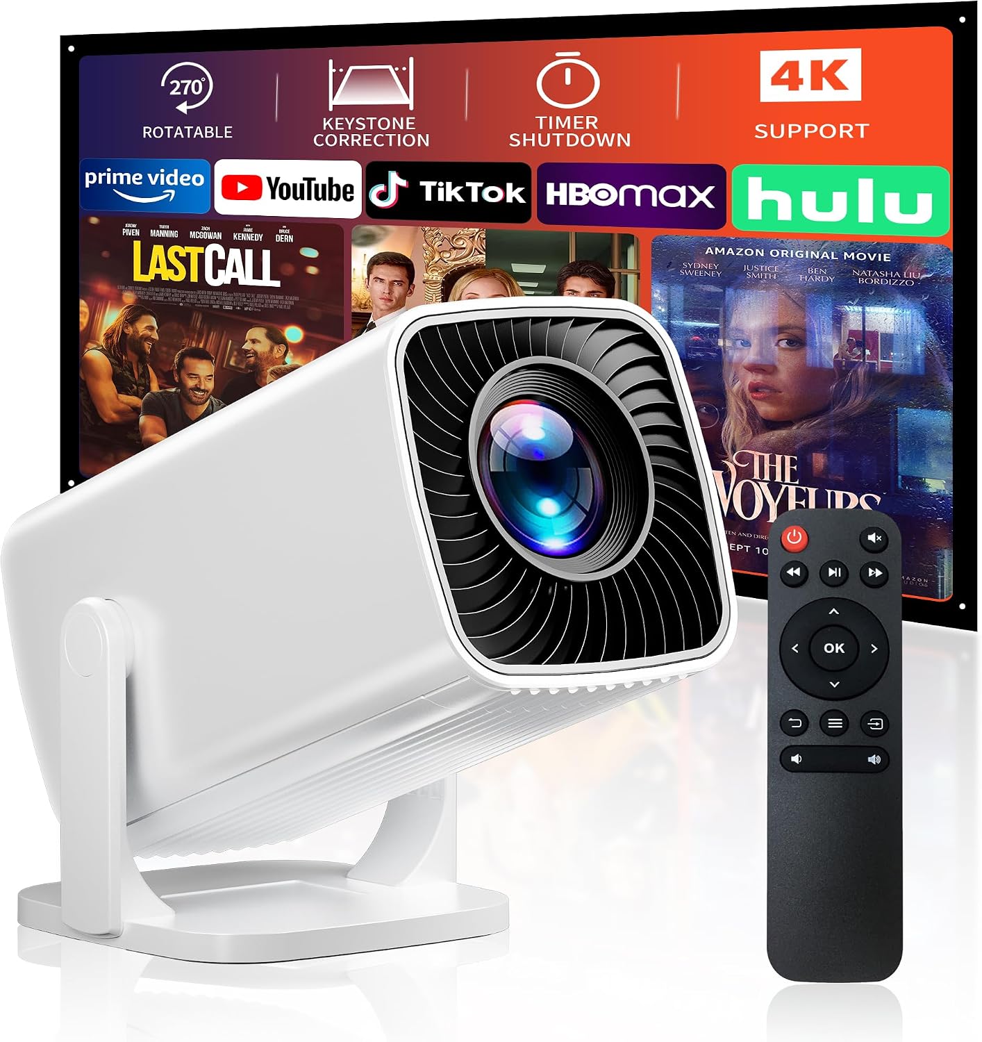 Detalle de Mini Projector with 4K Input Support