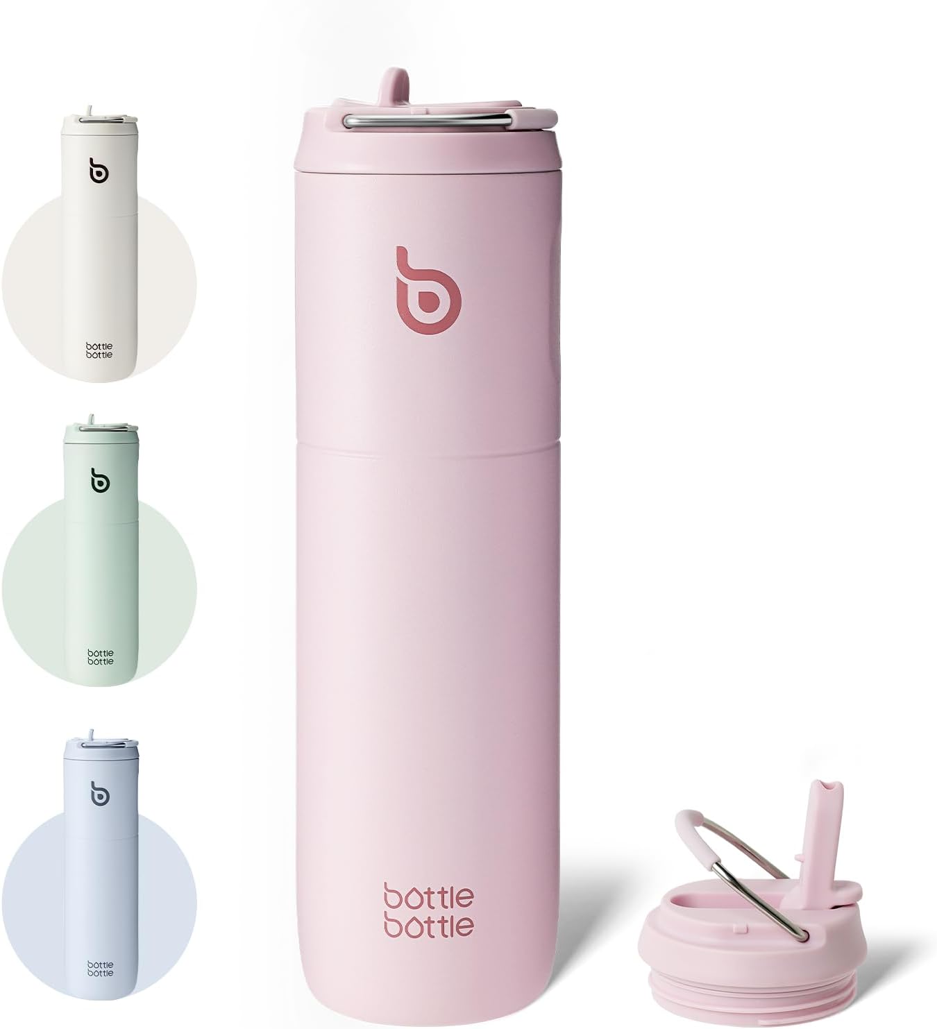 Detalle de Bottle Bottle Stainless Steel 700ml water bottle with straw 🚰