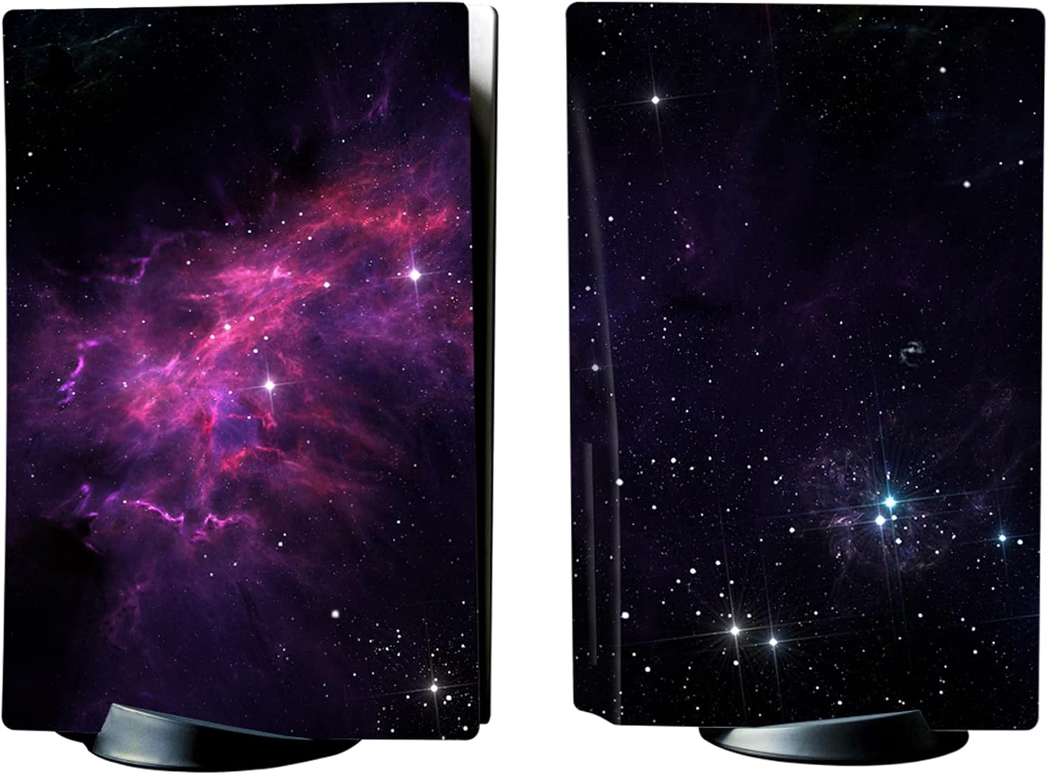 Thumbnail 6 de playvital Purple Nebula Full Set Skin Decal for PS5 Disc Edition consoles and accessories