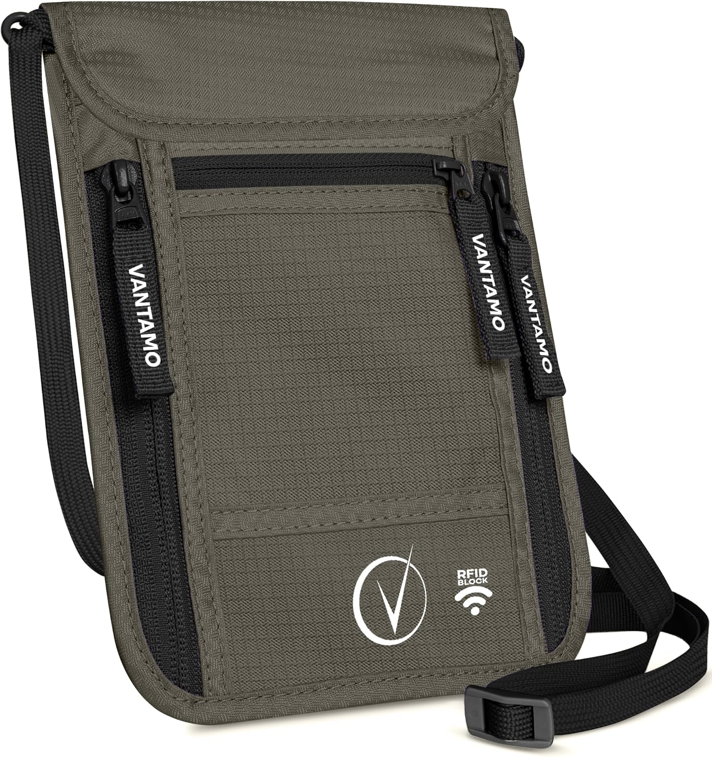 Imagen de Vantamo Premium Neck Wallet RFID Travel en OfertitasTOP
