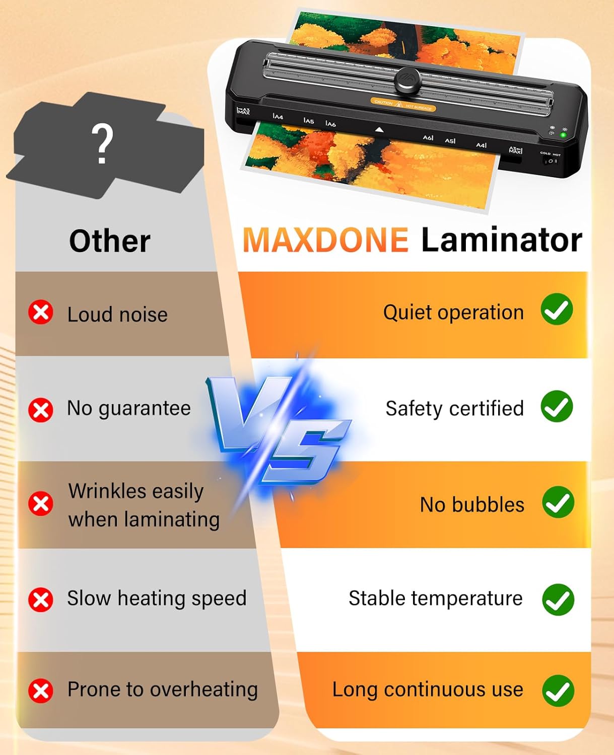 Thumbnail 4 de MAXDONE A3 laminator for home and office 📎