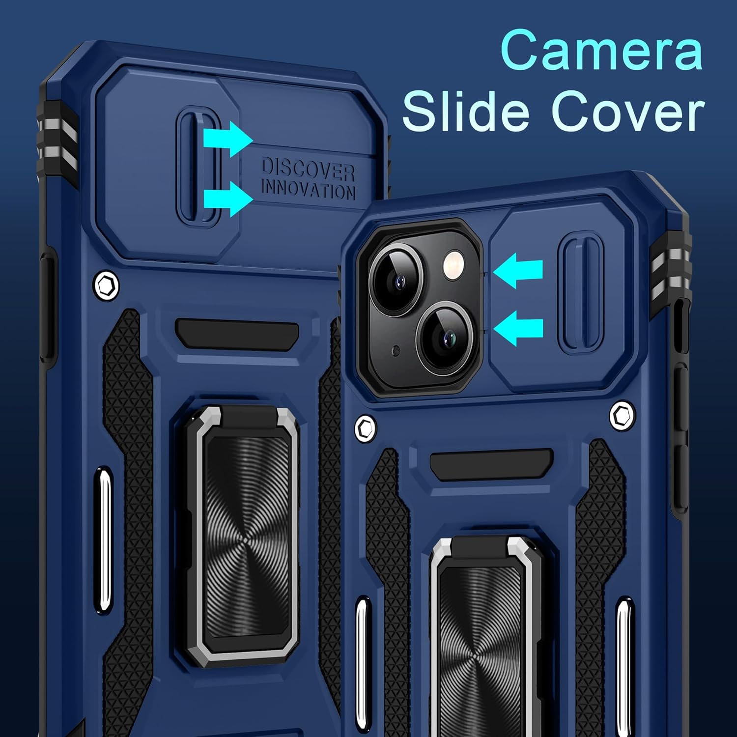 Detalle 2 de DEERLAMN iPhone 15 case 2-pack