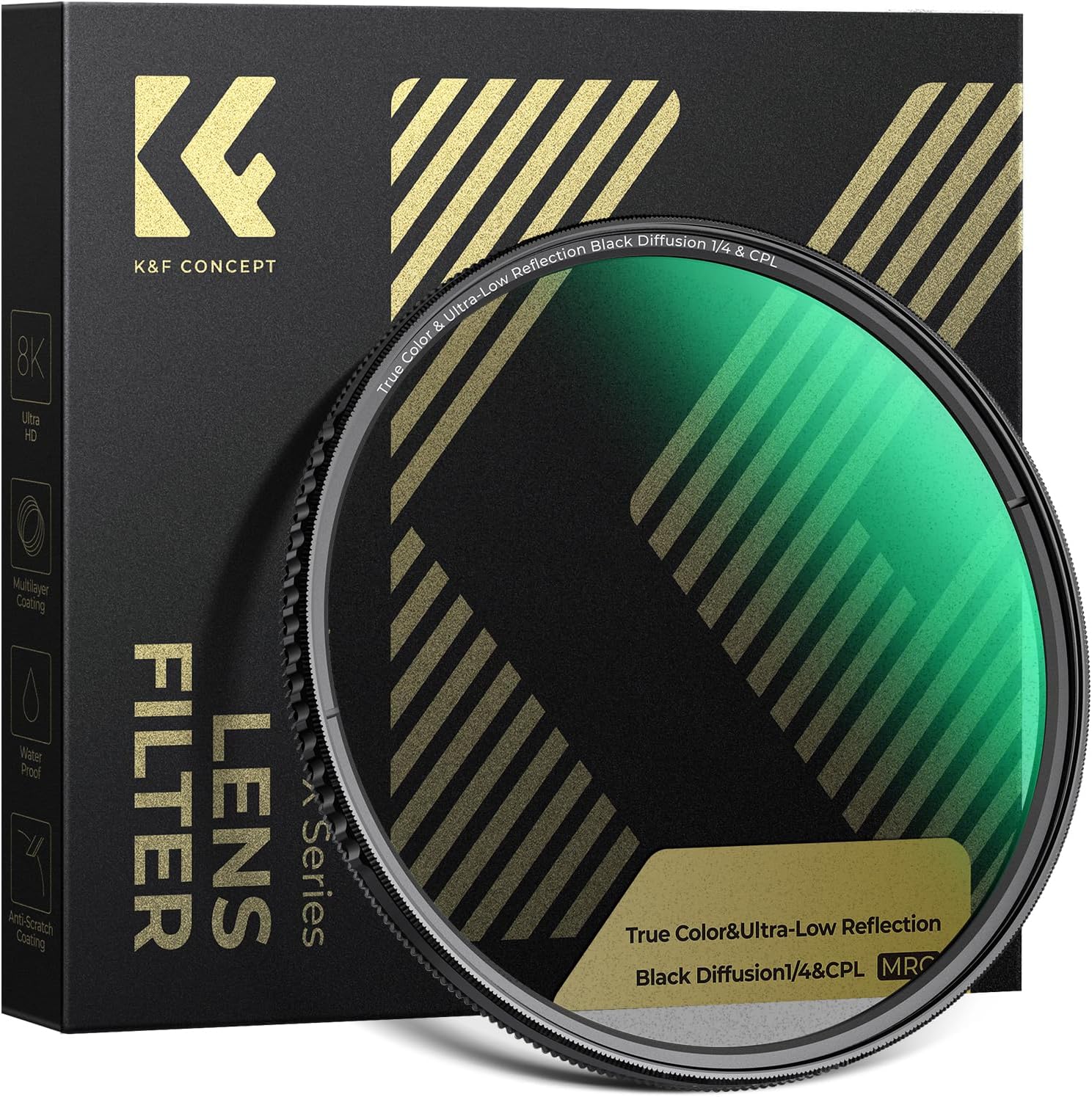 Imagen de K&F CONCEPT 72mm Nano-Xcel: CPL Circolare + Black Mist 1/4 – Filtro di alta qualità per colori realistici e controllo riflessi en OfertitasTOP