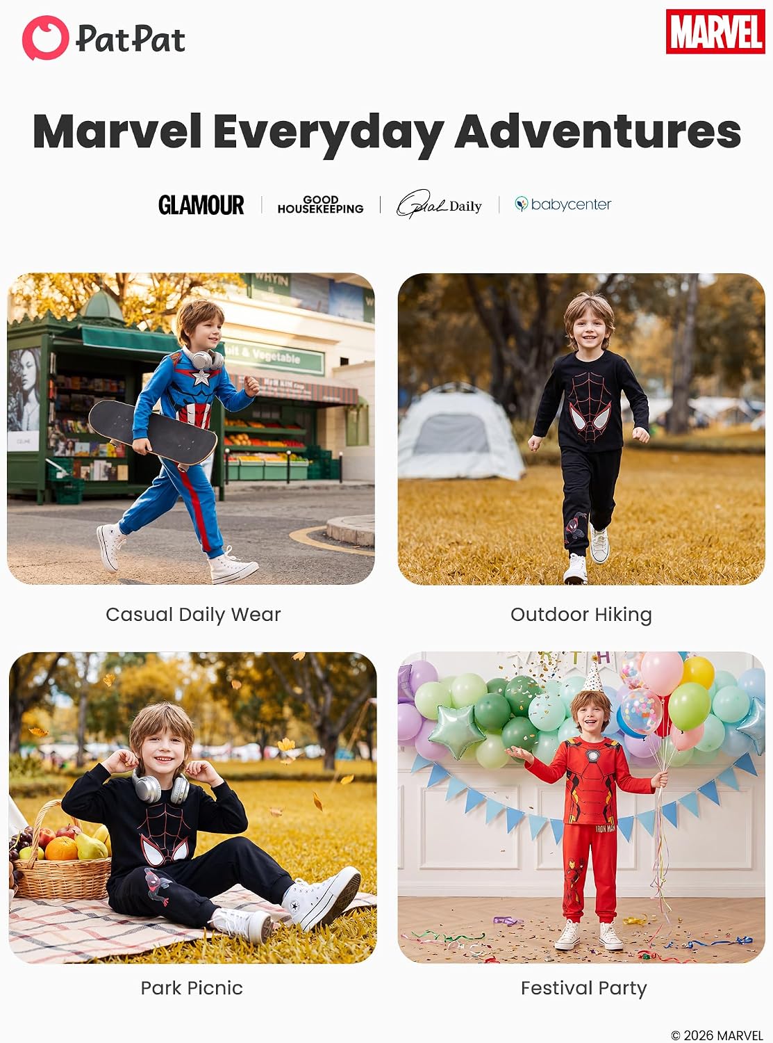 Detalle 1 de Disney Teen Boy Long Crewneck Sweatshirt Pants Spider-Man Miles Morales Set