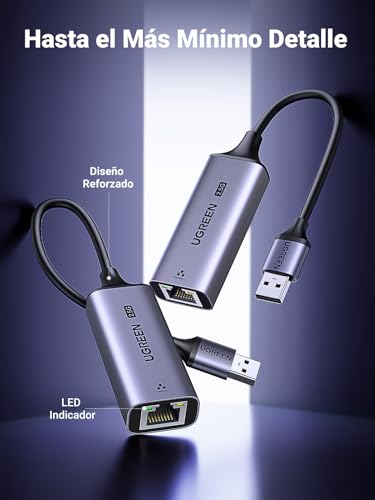 Thumbnail 7 de UGREEN 2.5G Adaptador Ethernet USB 3.0 a RJ45 🌐 Conexión Rápida