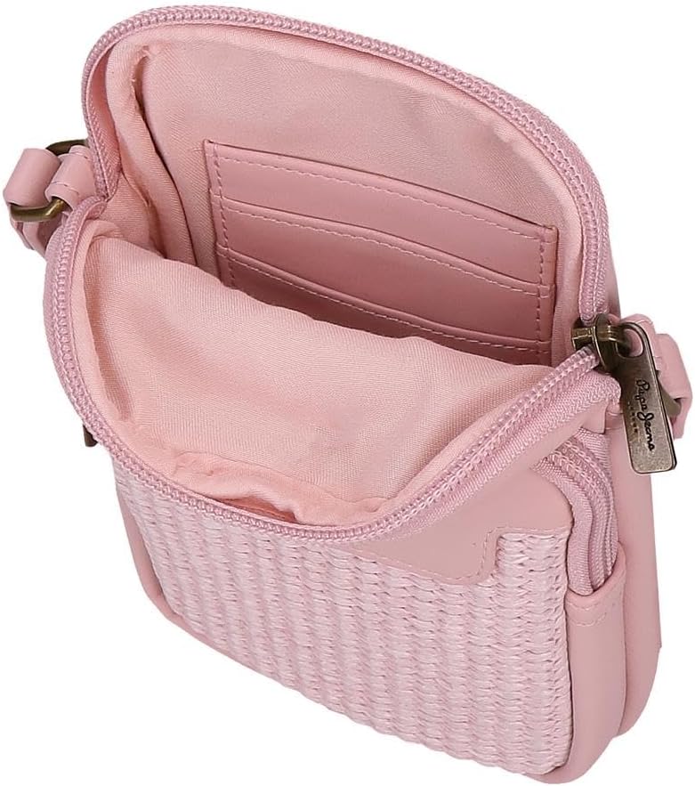 Thumbnail 2 de Pepe Jeans Clara by Joumma Bags: borsa e tracolla RFID in beige e rosa