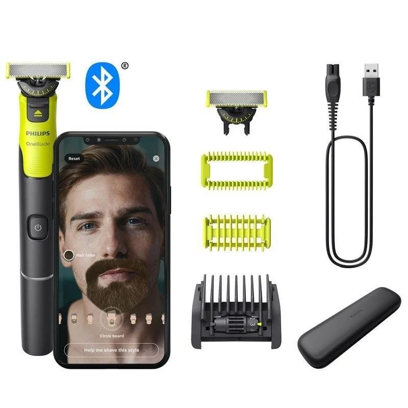 Detalle 2 de Afeitadora Philips OneBlade 360 QP4631/65: barba y cuerpo, recargable, wet & dry