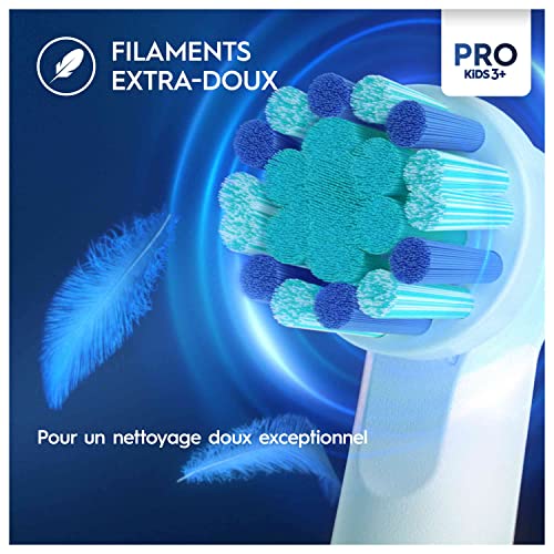 Detalle de Oral-B Brossettes de Rechange Pro Kids – Reine des Neiges, Lot de 4