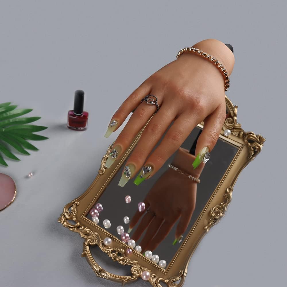 Detalle 2 de KnowU Main d’entraînement manucure avec support pour pose ongles (pratique, réutilisable)