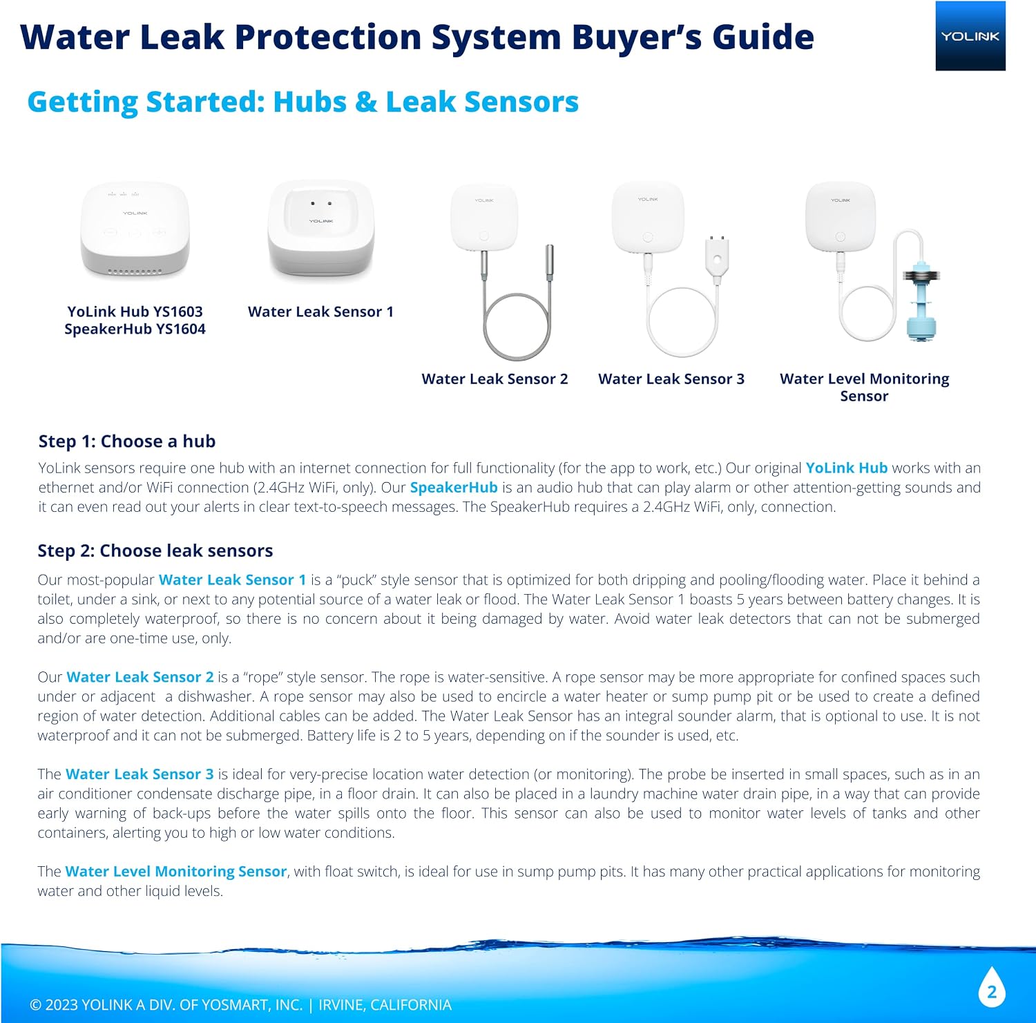 Thumbnail 4 de YoLink Water Leak Sensor YS7903