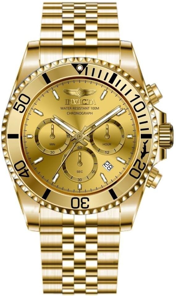 Thumbnail 4 de Invicta Pro Diver Montre Homme 43 mm – mouvement quartz, cadran vert, acier inoxydable