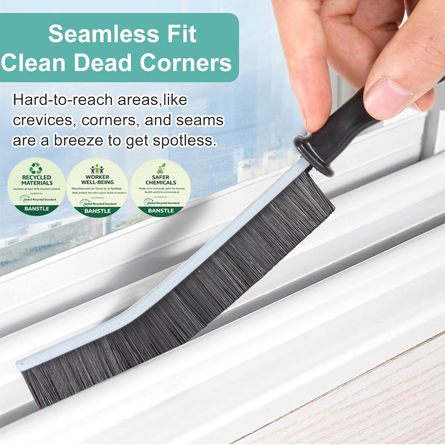 Thumbnail 1 de Crevice Cleaning Brush 3pcs grout tool 🧽