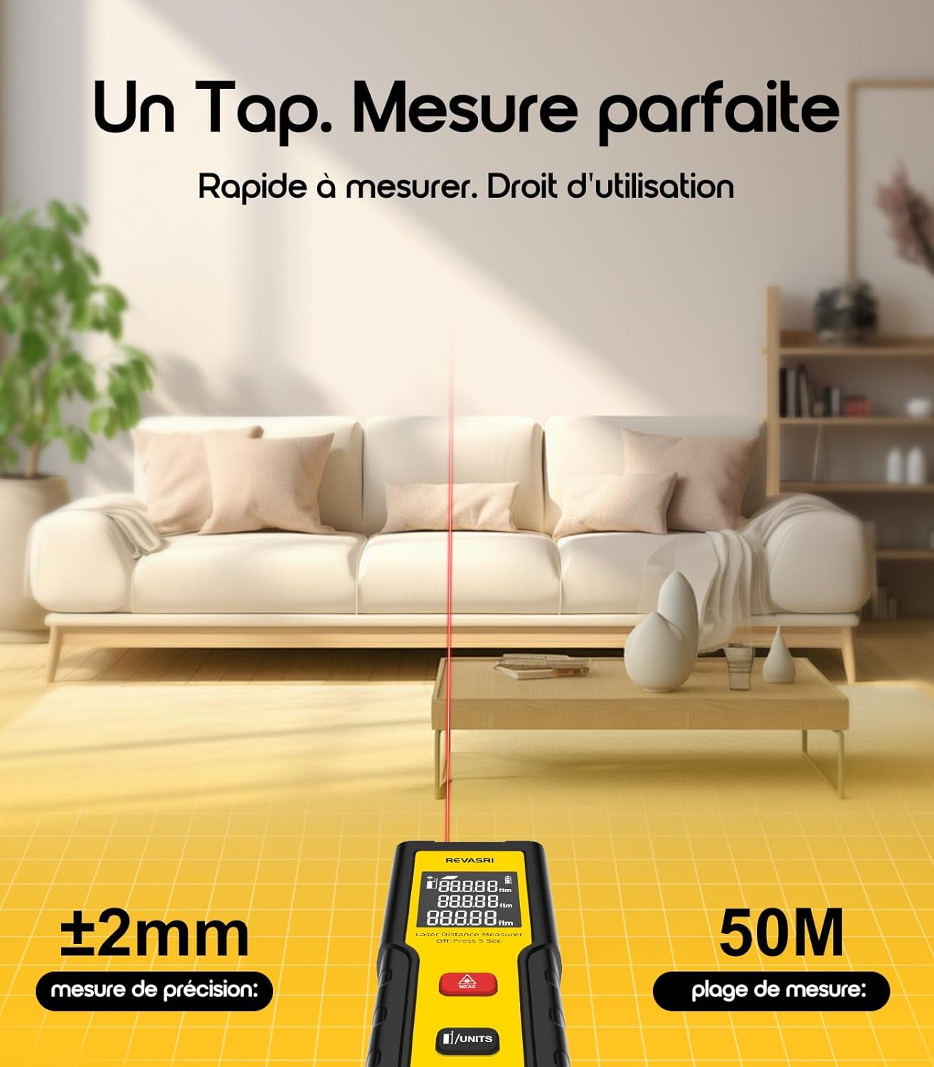 Detalle 2 de REVASRI Medidor de Distancia 50 m