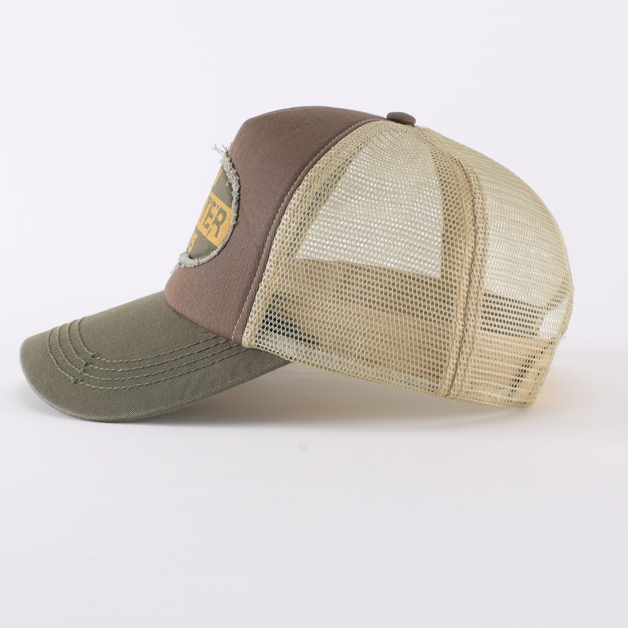Thumbnail 1 de Decentron Mens Vintage Mesh Trucker Hat – Adjustable Snapback Cap