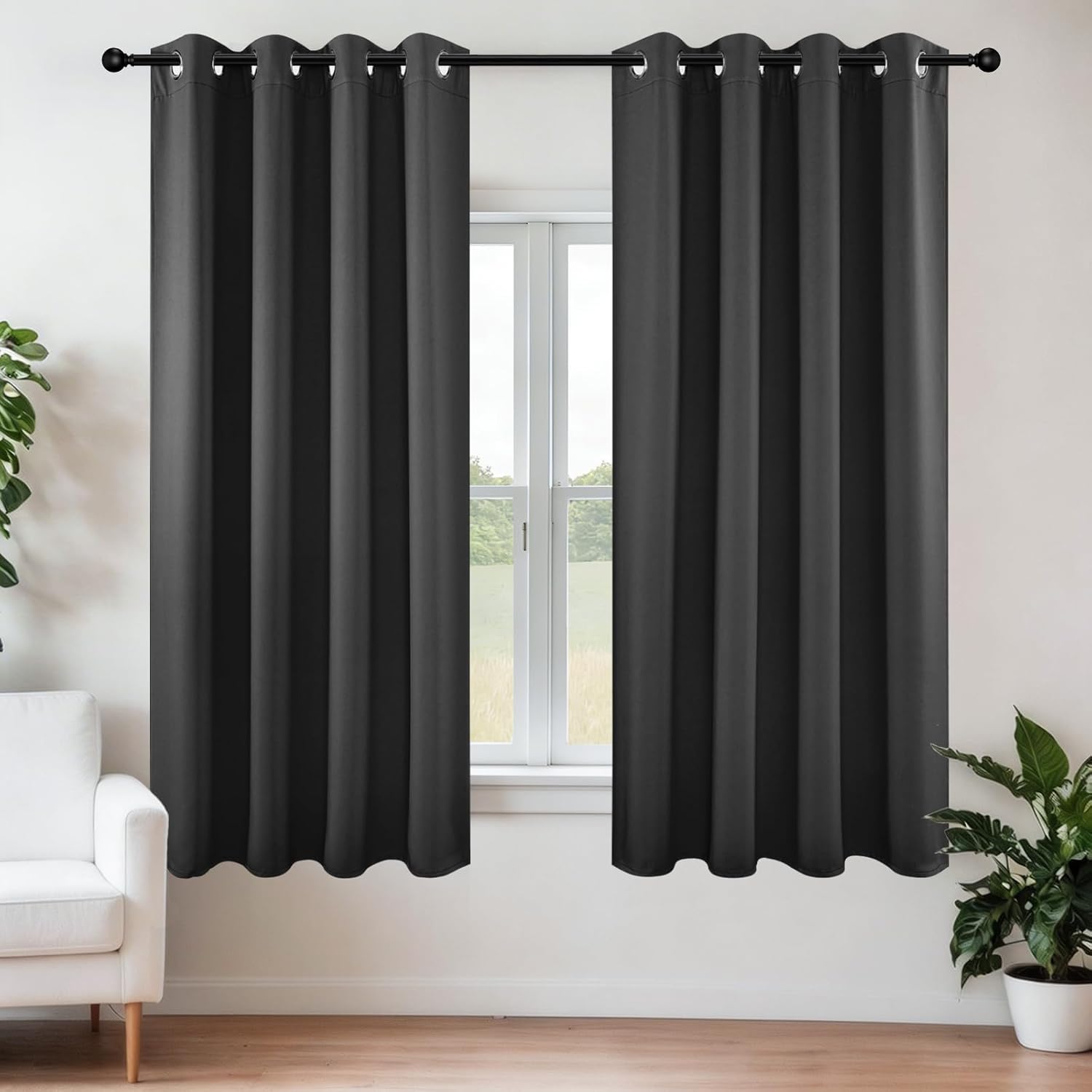 Detalle de Joydeco Blackout Curtains 54-Inch Length