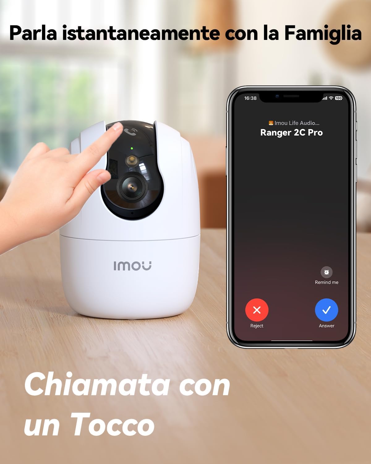 Thumbnail 6 de Imou 4K Telecamera WiFi Interno con One-Touch Chiamata – 8MP, 360° e AI avanzato