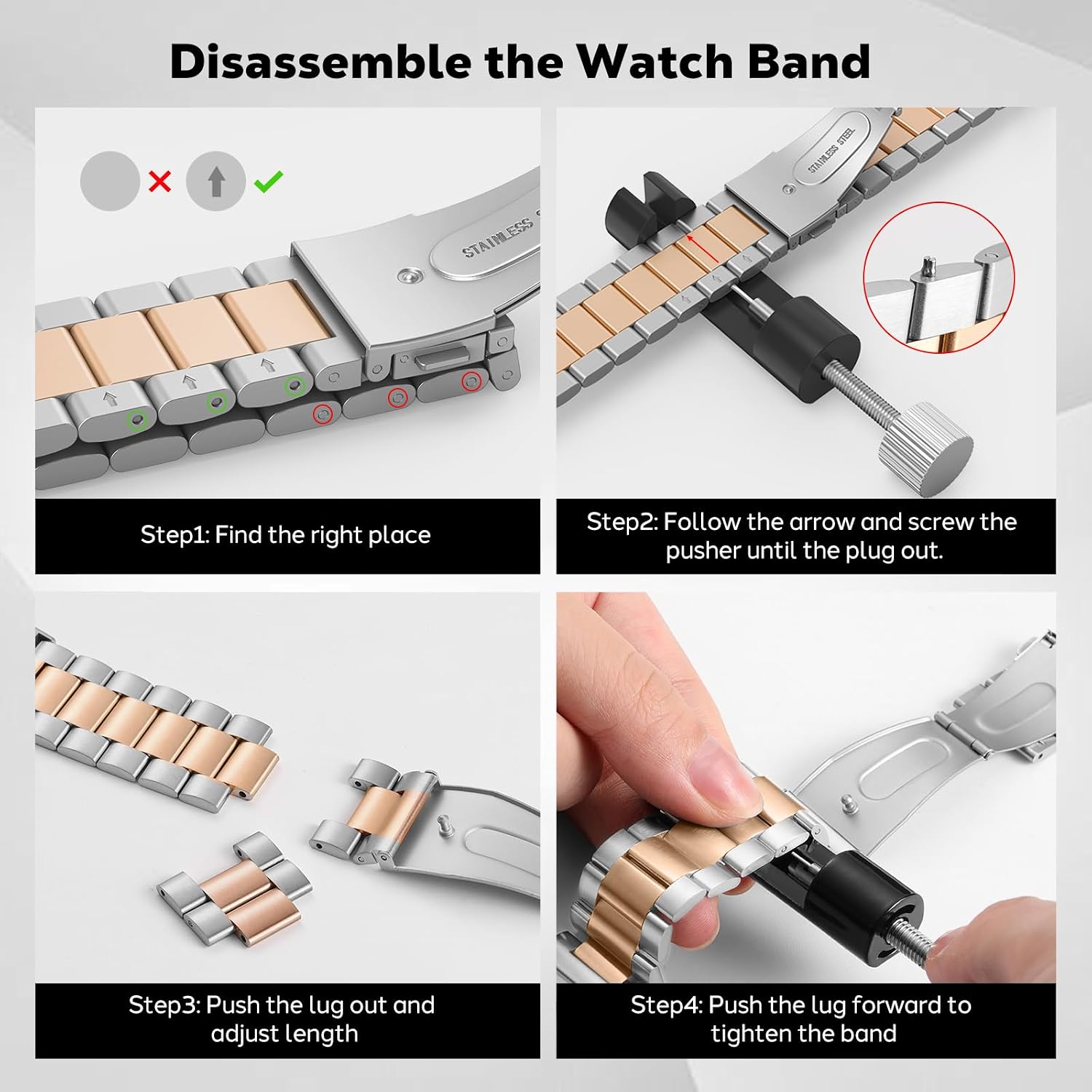 Thumbnail 5 de MoKo Slim Metal Band 190mm 14.3mm