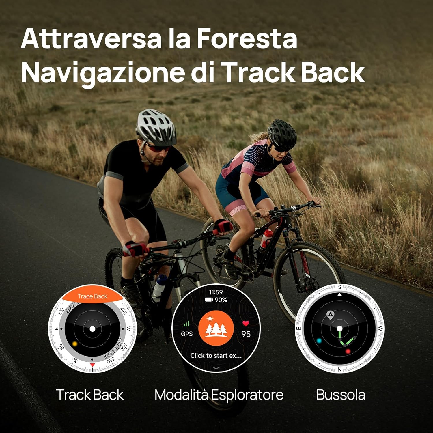 Thumbnail 1 de Mibro GS Explorer S smartwatch GPS con display AMOLED 1,32", doppia frequenza e impermeabilità 10 ATM