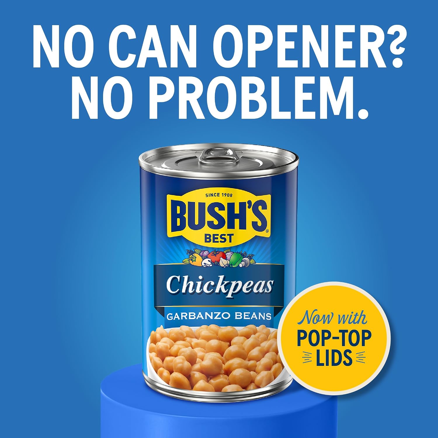 Thumbnail 5 de Bush's Best Canned Garbanzo Beans (Chickpeas), Pack of 12