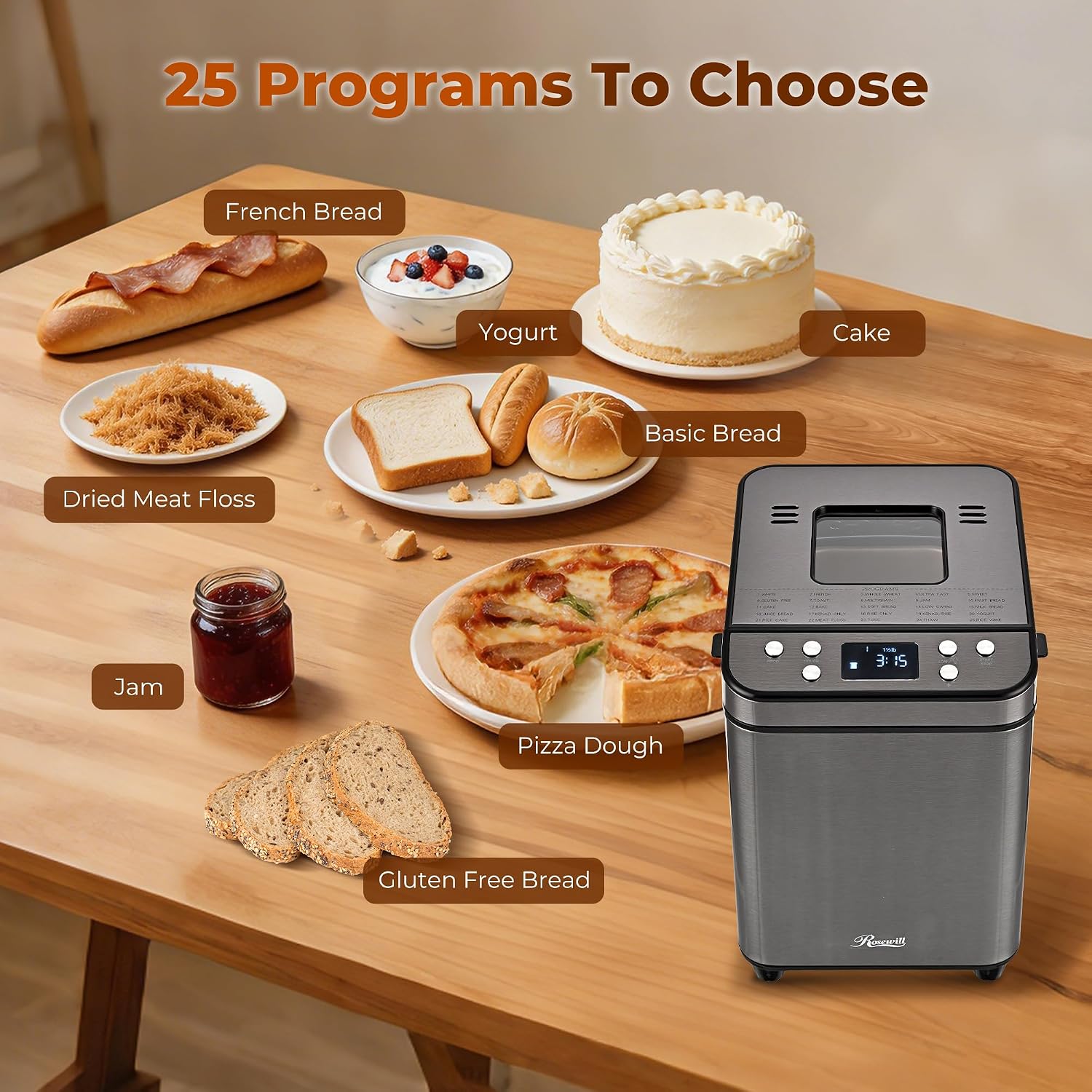 Detalle 1 de Rosewill bread maker, 2 lb