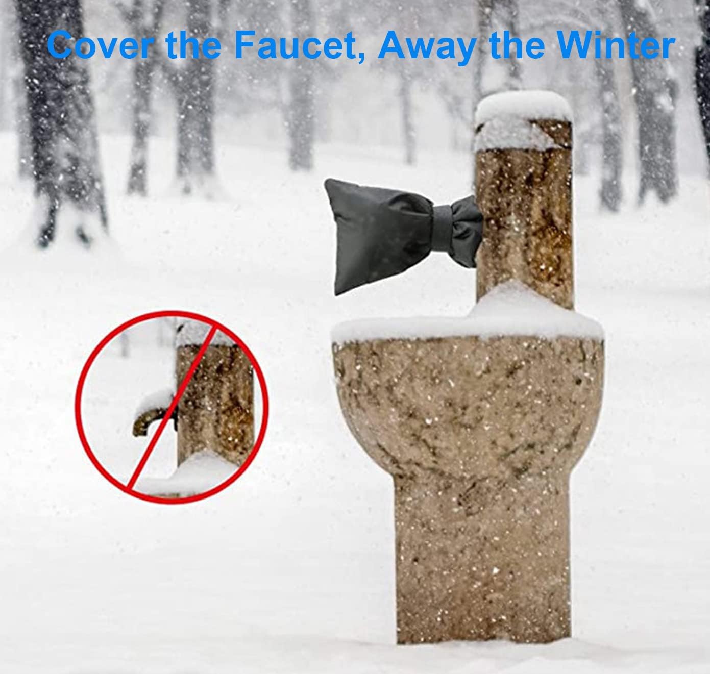 Thumbnail 6 de POROLIR PR-102102 Outdoor Faucet Covers, Insulated Waterproof Fabric