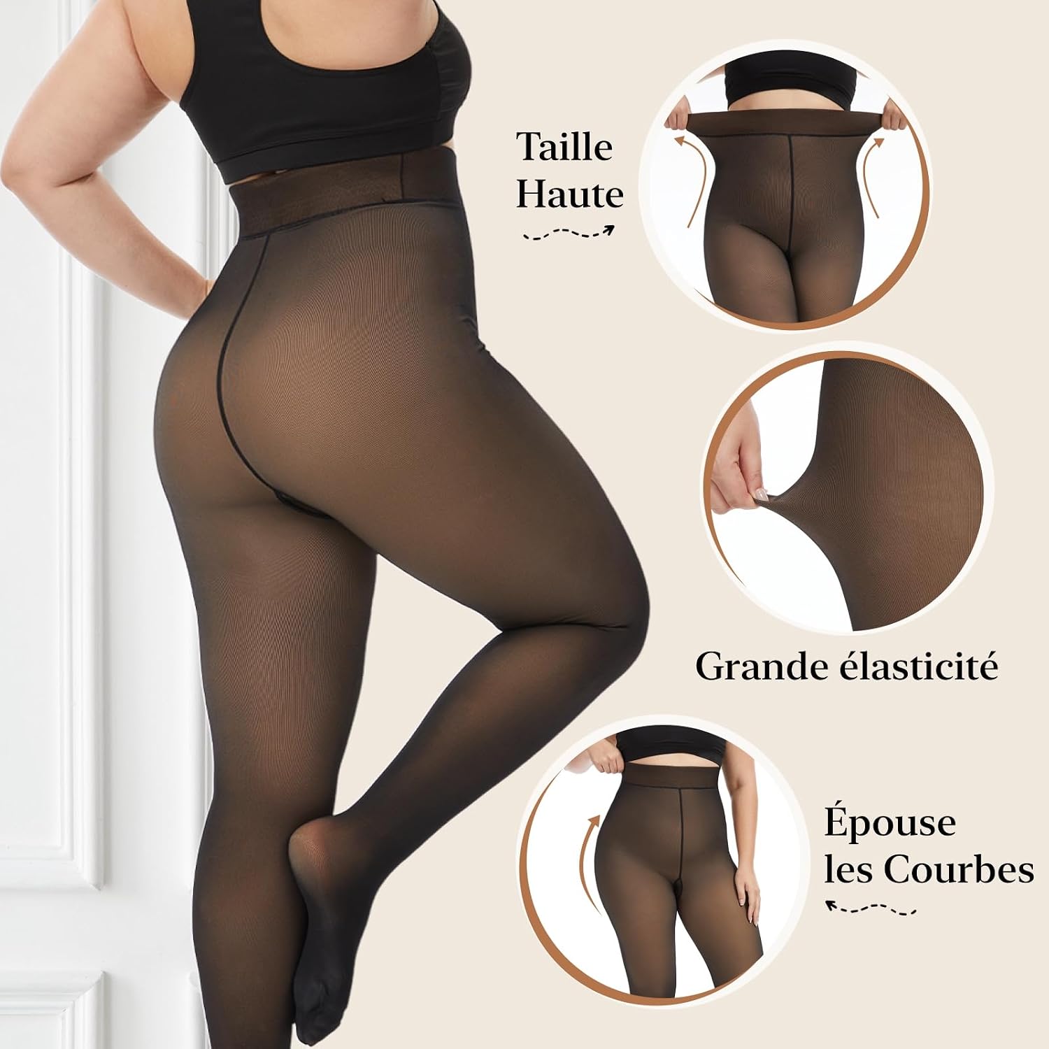 Detalle de ZAKASA Collant Polaire 220G Grande Taille