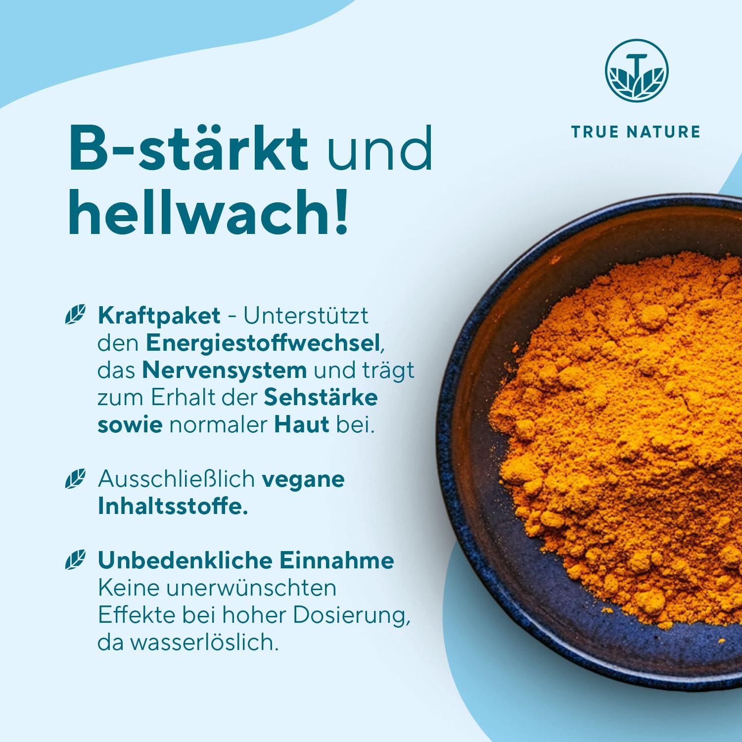Detalle de Vitamin B2 Riboflavin Hochdosiert 250 mg – 240 Kapseln (Big Pack) | Vegan & Made in Germany