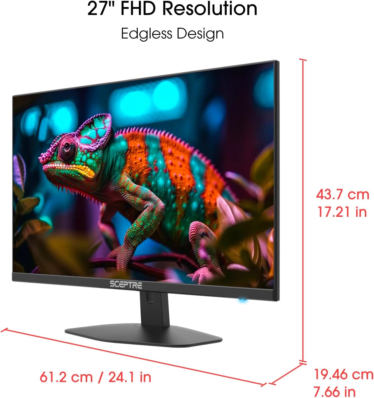Thumbnail 4 de Sceptre 27-inch gaming monitor 100Hz