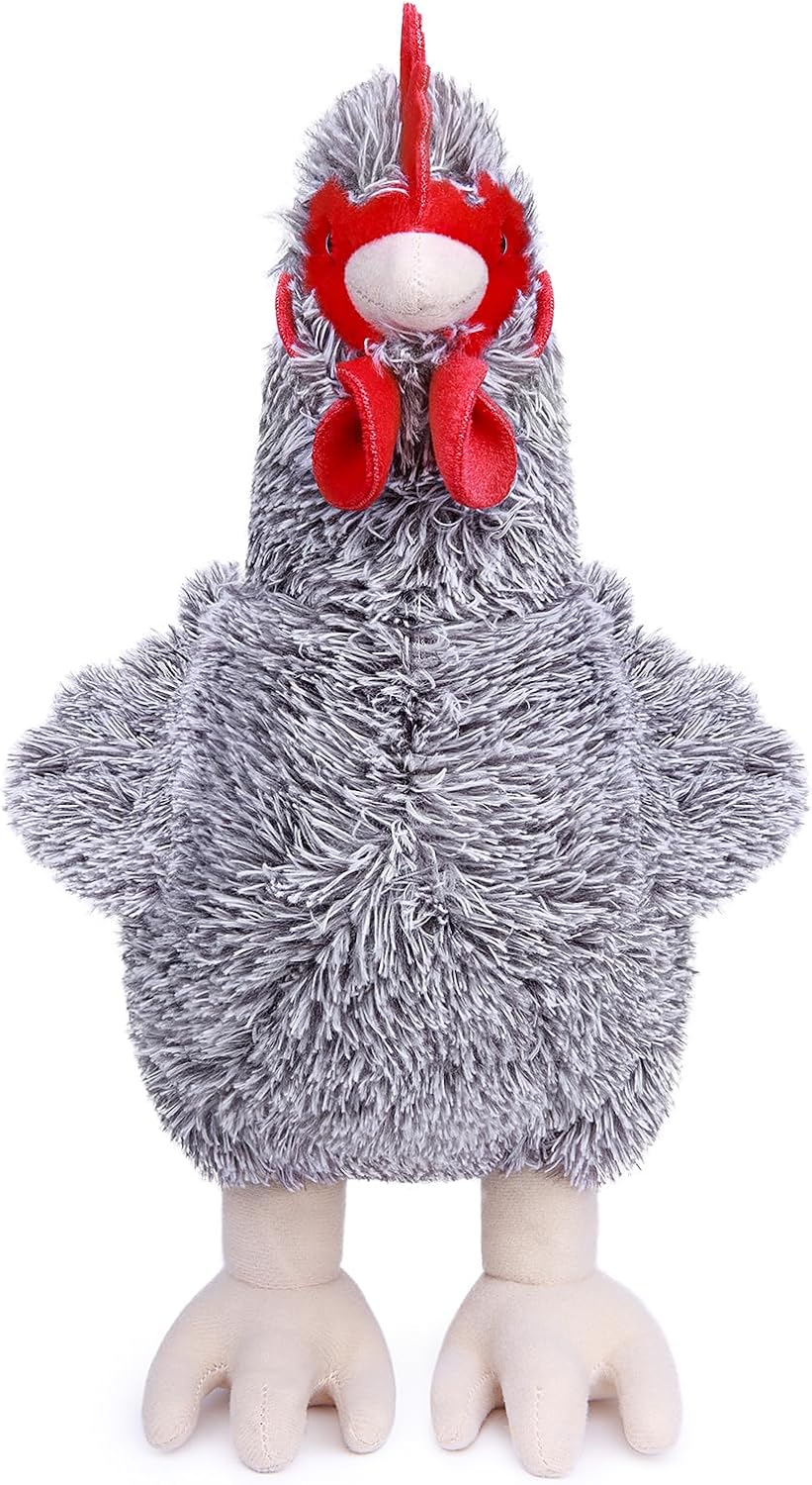 Detalle 2 de Lilizzhoumax 8-inch Black Cuddy Hen Chicken Plush Toy