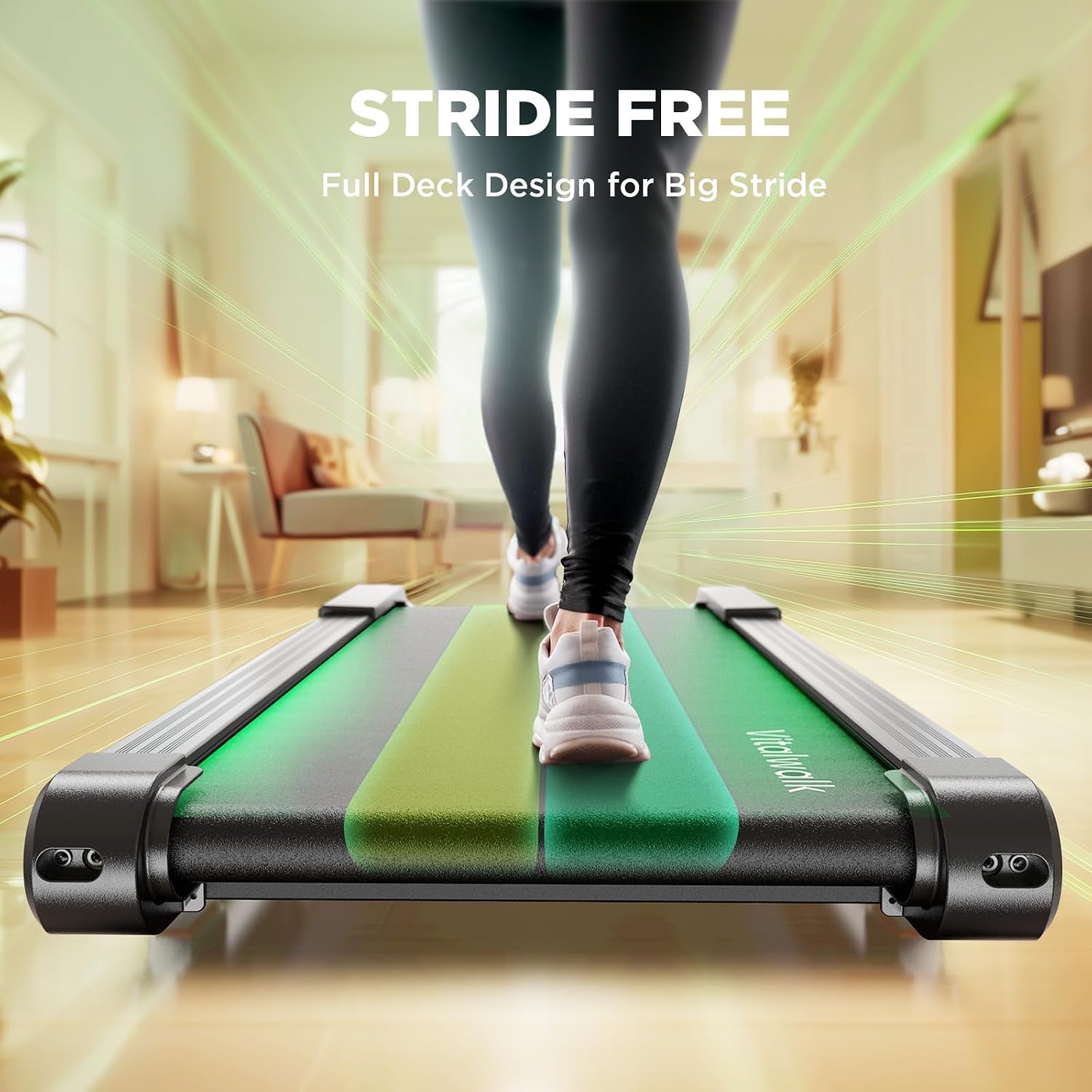 Detalle de Vitalwalk Walking Pad, 15% Auto Incline