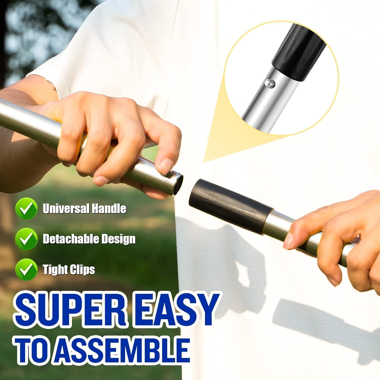 Detalle 2 de Dog 2 Pack Poop Scoop Adjustable Long Handle for Dogs