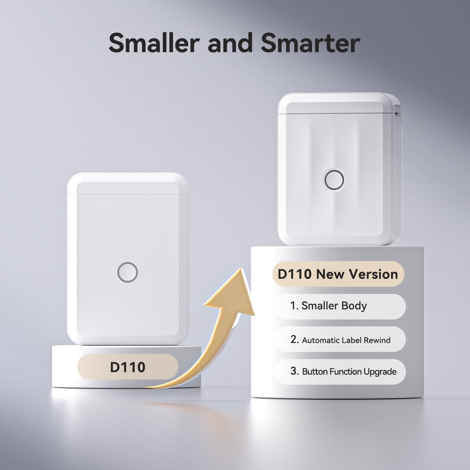 Detalle 2 de NIIMBOT D110 Portable Bluetooth Label Maker 203 DPI
