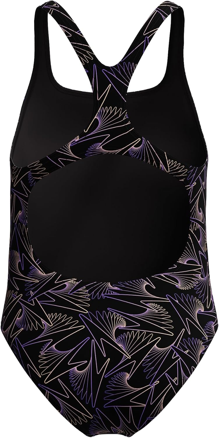 Thumbnail 4 de Speedo Maillot HyperBoom Allover Medalist Fille – Séchage rapide et résistance au chlore (Lot de 1, 5-6 ans)